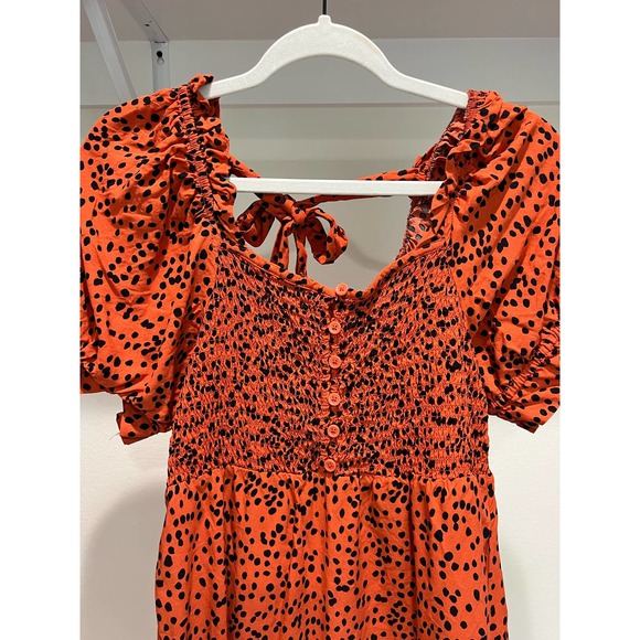 Beachlunchlounge Cataleya‎ Smocked Midi Dress with Back Tie size XS - Picture 1 of 7